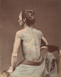 Tatuowanie mechanika, lata 70. XIX wieku. autorstwa Unbekannt