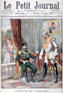 Spotkanie cara Mikołaja II z cesarzem Wilhelmem II, Wiesbaden, Niemcy, 1903 autorstwa Unbekannt