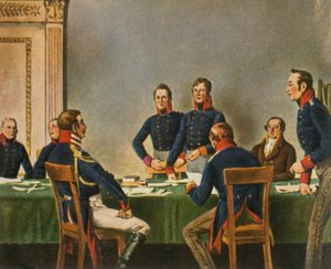 Posiedzenie Komisji Reorganizacyjnej w Królewcu, 9 lipca 1807, 1936. autorstwa Unbekannt