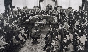 Spotkanie SDN lub Ligi Narodów 10.06.1929 w Pałacu Senatu w Madrycie, Hiszpania autorstwa Unbekannt