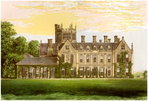 Melbury House, Dorset, dom hrabiego Ilchester, ok. 1880 r. autorstwa Unbekannt
