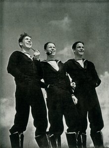 Mężczyźni z Królewskiej Marynarki Wojennej, ok. 1943. autorstwa Unbekannt