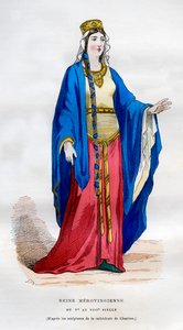 Królowa Merowingów, V-VIII w. 1882-1884 autorstwa Unbekannt