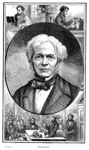 Michael Faraday, brytyjski fizyk i chemik, 1881 autorstwa Unbekannt
