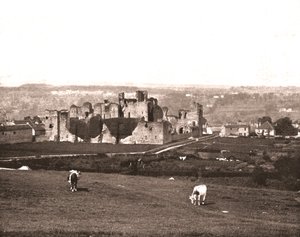 Zamek Middleham, Yorkshire, 1894. autorstwa Unbekannt