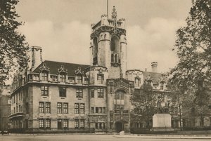 Middlesex Guildhall w miejscu starożytnego sanktuarium Westminster, c1935. autorstwa Unbekannt