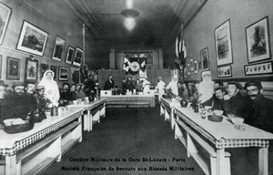 Kantyna wojskowa, Gare St Lazare, Paryż, I wojna światowa, 1914-1918 autorstwa Unbekannt