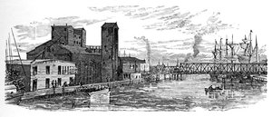 Rzeka Milwaukee, 1883 autorstwa Unbekannt