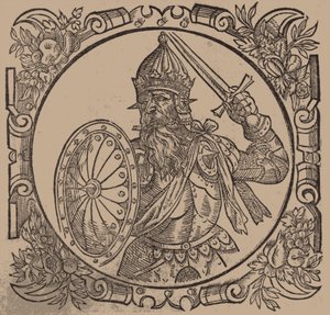 Mindaugas, król Litwy Od: Sarmatiae Europeae desscriprio... by A. Guagnini, 1578 autorstwa Unbekannt