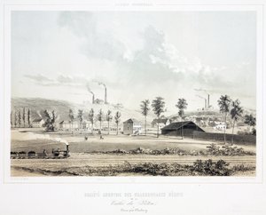Górnictwo, Coal Vallee du Pieton United Coalmining Co Ltd, Belgia autorstwa Unbekannt