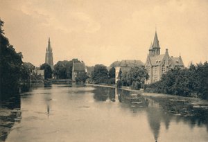Minnewater, ok. 1910 r autorstwa Unbekannt