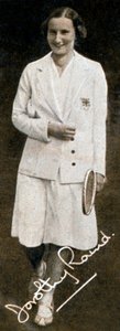 Miss Dorothy Round, mistrzyni Wimbledonu kobiet, 1934 autorstwa Unbekannt