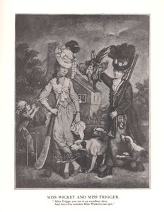 Panna Wicket i MissTrigger, c1778 1912 autorstwa Unbekannt