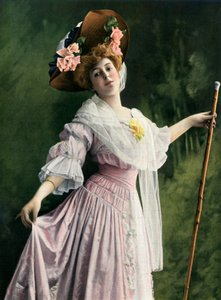 Panna Marthe Regnier, rola Jacqueline. - Wejście. - Wodewil, 1904. autorstwa Unbekannt