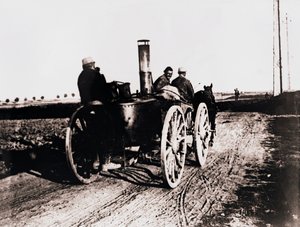 Mobilna kuchnia w górę linii, c1914-c1918 autorstwa Unbekannt