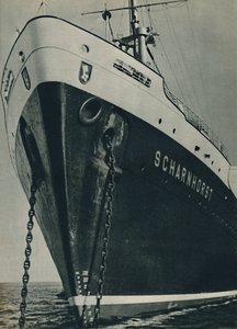 Nowoczesne liniowce dla służb dalekowschodnich niemieckiej Lloyd Line budowane w latach 1935, 1937 autorstwa Unbekannt