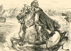 Mohammed II zachęca swoich marynarzy, 1890. autorstwa Unbekannt