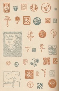 Monogramy i znaki, c1890, 1905 autorstwa Unbekannt