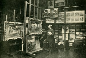 Monsieur Detaille w swojej pracowni, 1900. autorstwa Unbekannt