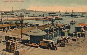 Montevideo - Port, ok. 1900 autorstwa Unbekannt