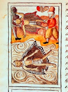 Montezuma II, ostatni cesarz Azteków, 1520 autorstwa Unbekannt