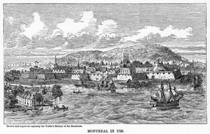 Montreal w 1729, 1877 autorstwa Unbekannt