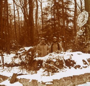Monument des Chasseurs, Col de la Chipotte, wschodnia Francja, c1914-c1918 autorstwa Unbekannt