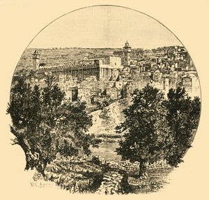 Meczet w Hebronie, 1890. autorstwa Unbekannt