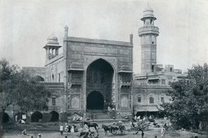 Meczet Wazira Chana, Lahore, ok. 1942 r. autorstwa Unbekannt