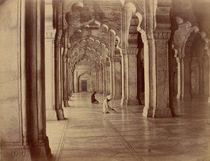 Moti Masjid: Perłowy Meczet we wnętrzu Fortu Agra, lata 1860-70. autorstwa Unbekannt