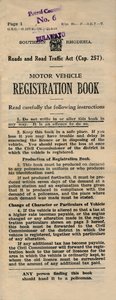 Książka rejestracyjna pojazdu silnikowego, 1949 autorstwa Unbekannt