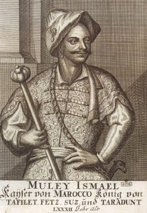 Moulay Ismaïl Ibn Sharif, król Maroka, 1726 autorstwa Unbekannt
