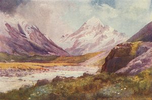 Mount Cook, Nowa Zelandia, 1924 autorstwa Unbekannt