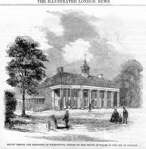 Mount Vernon, rezydencja Waszyngtona, XIX wiek autorstwa Unbekannt