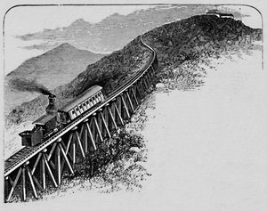 Kolej Mount Washington, 1883 autorstwa Unbekannt