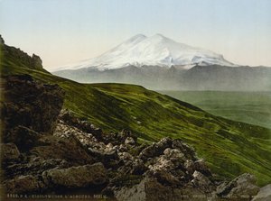 Góra w pobliżu Kisłowodzka, Rosja, ok. 1895 r. autorstwa Unbekannt
