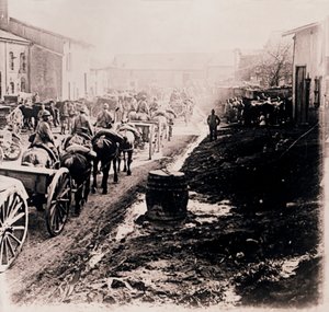 Oddziały konne z wozami, c1914-c1918 autorstwa Unbekannt