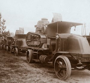 Wyjazd wieczorem, c1914-c1918 autorstwa Unbekannt