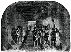 Pan Stephenson wkłada ostatni nit, 1886 autorstwa Unbekannt