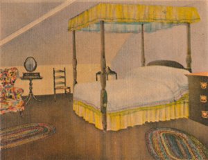 Sypialnia pani Washingtons, 1946 autorstwa Unbekannt