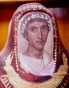 Futerał na mumię i portret Artemidora, z Hawary, Egipt, okres rzymski, ok. 100-c120 autorstwa Unbekannt