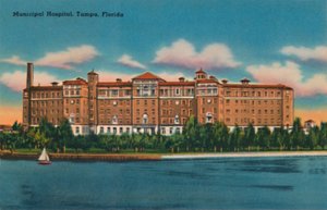 Szpital Miejski, Tampa, Floryda, c1940 autorstwa Unbekannt
