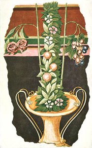 Malowidło ścienne w rzymskiej willi, Commugny, Szwajcaria, 1928. autorstwa Unbekannt