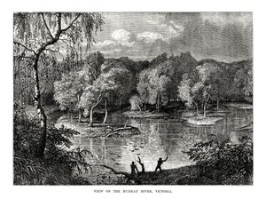 Rzeka Murray, Wiktoria, Australia, 1877 autorstwa Unbekannt