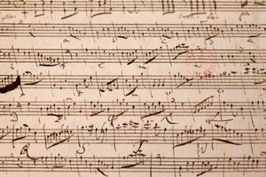 partytura, Wolfgang Amadeus Mozart, Paryż, Francja autorstwa Unbekannt
