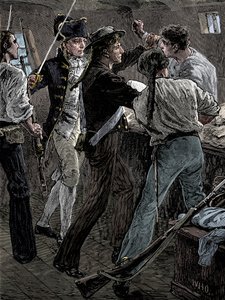 Bunt załogi Bounty, 1789, koniec XIX wieku autorstwa Unbekannt