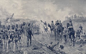 Napoleon i Stara Gwardia przed Waterloo, 1815, 1896 autorstwa Unbekannt