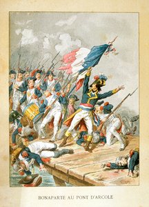 Napoleon pod mostem Arcola, 15 listopada 1796 autorstwa Unbekannt