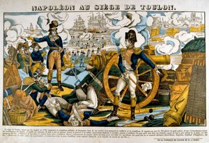 Napoleon podczas oblężenia Tulonu, 1793, XIX w. autorstwa Unbekannt