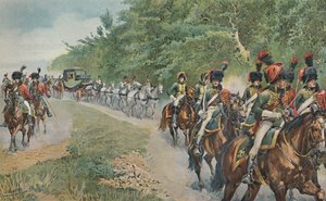 Tryb podróżowania Napoleona, ok. 1800, 1896. autorstwa Unbekannt